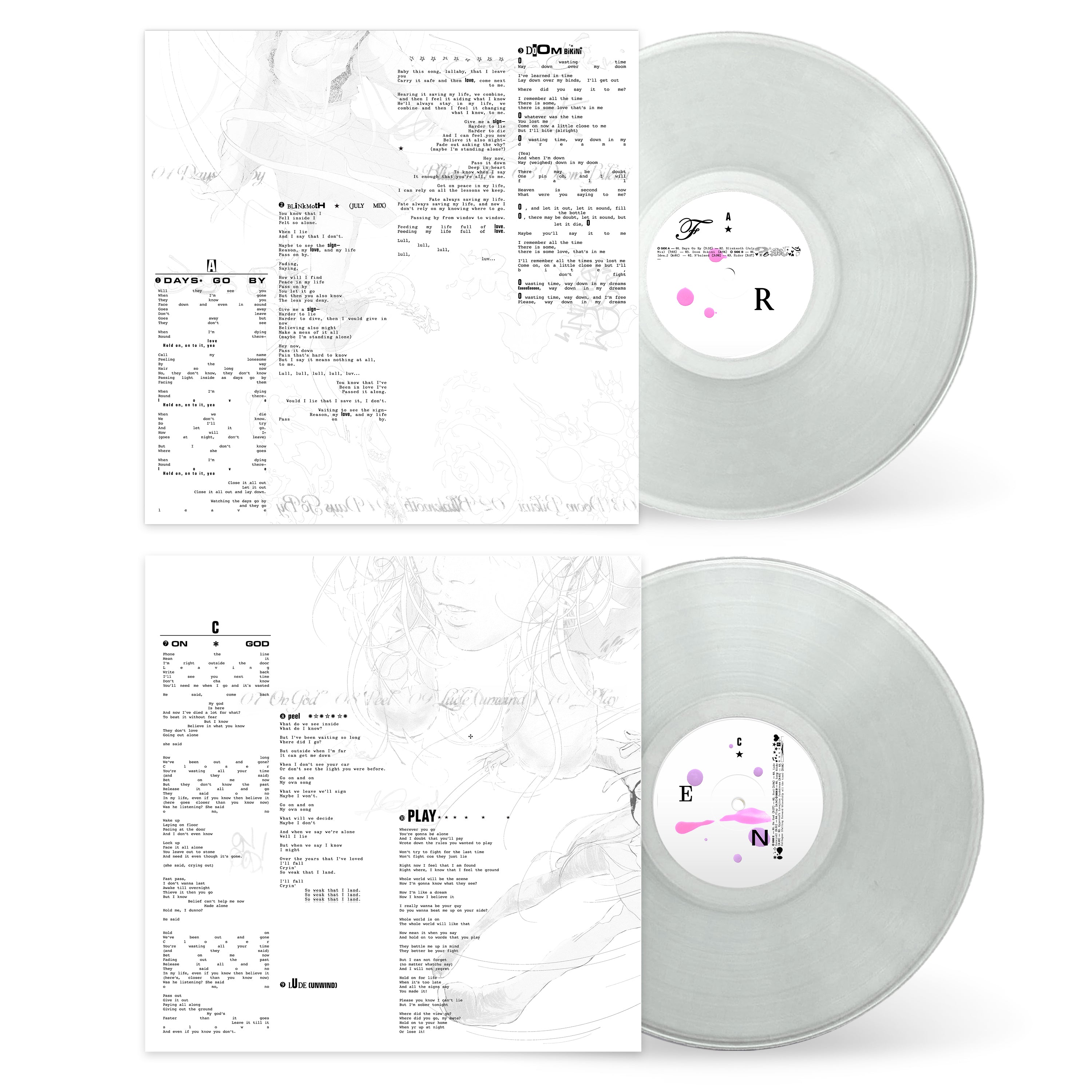 Friend Transparent Double Vinyl – james K